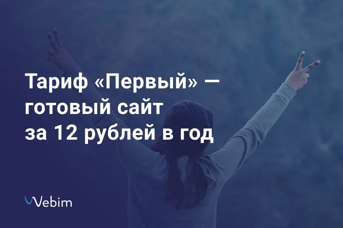 Акция с Nethouse — готовый сайт за 12 рублей в год