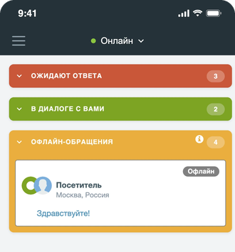 История переписки